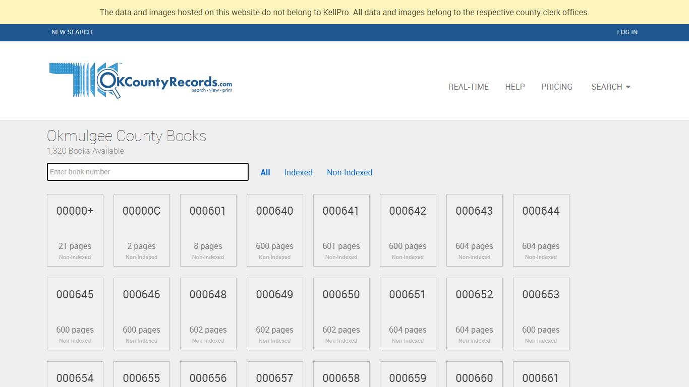 Okmulgee County - County Clerk Public Land Records for Oklahoma
